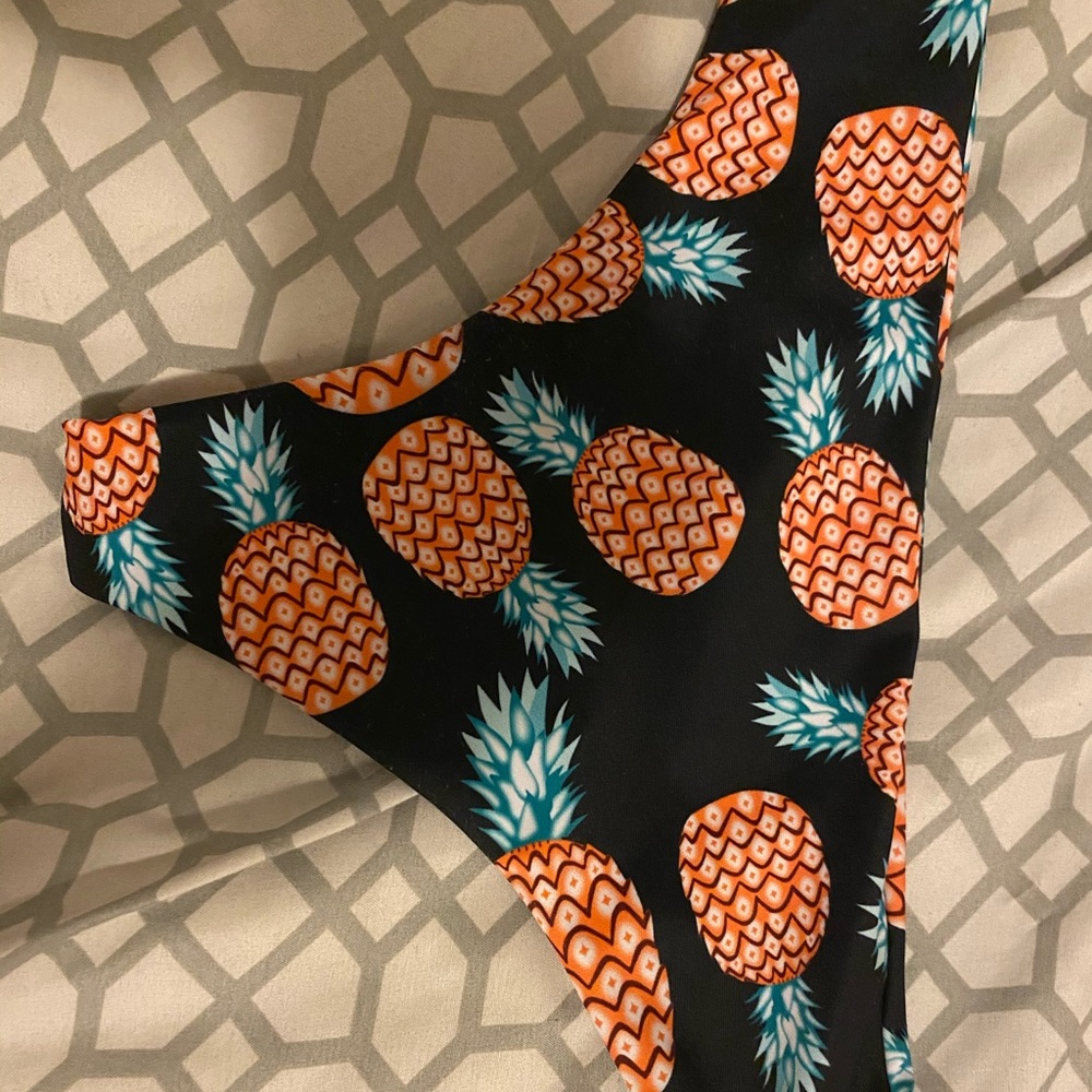 pineapple swimsuit bottoms